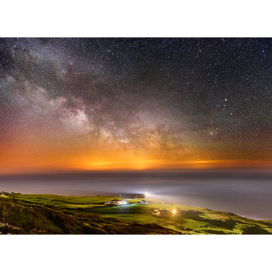 Milky Way, St. Catherine's Lighthouse - Available Light Photography