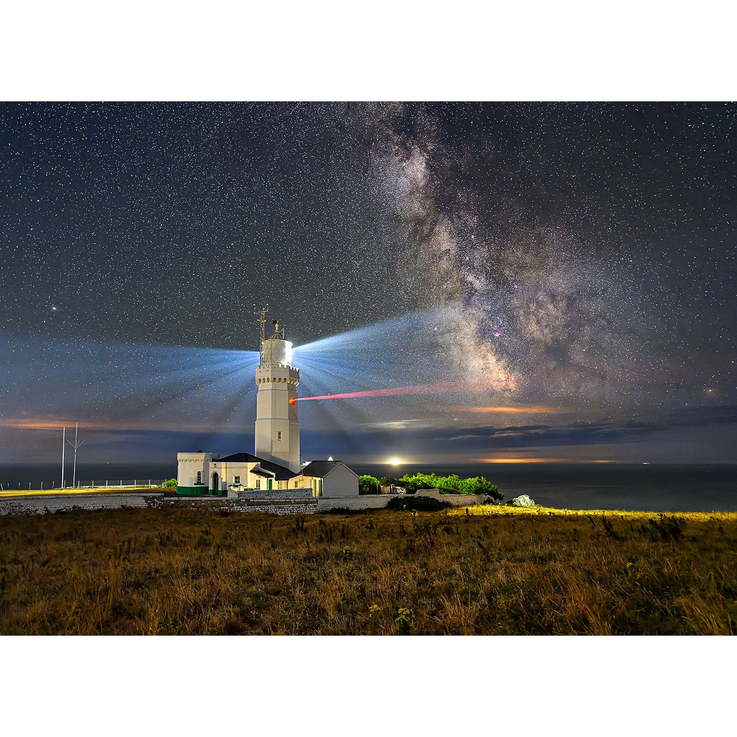 Milky Way, St. Catherine's Lighthouse - Available Light Photography
