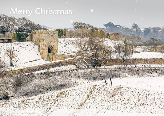 Carisbrooke Castle Christmas card
