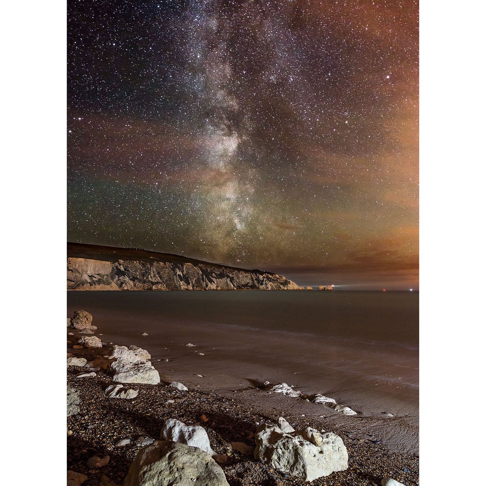 Milky Way over The Needles - Available Light Photography