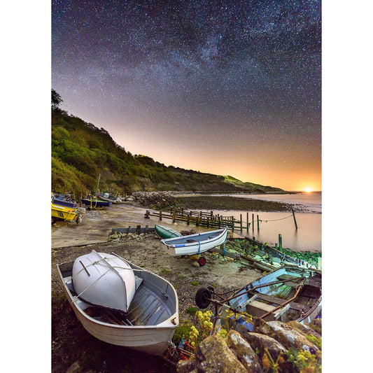 Milky Way over Castlehaven - Available Light Photography