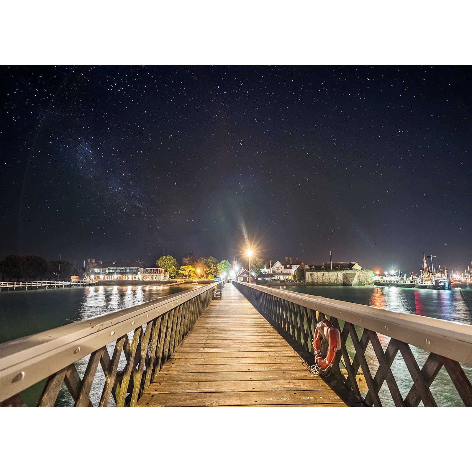 Milky Way, Yarmouth Pier - Available Light Photography