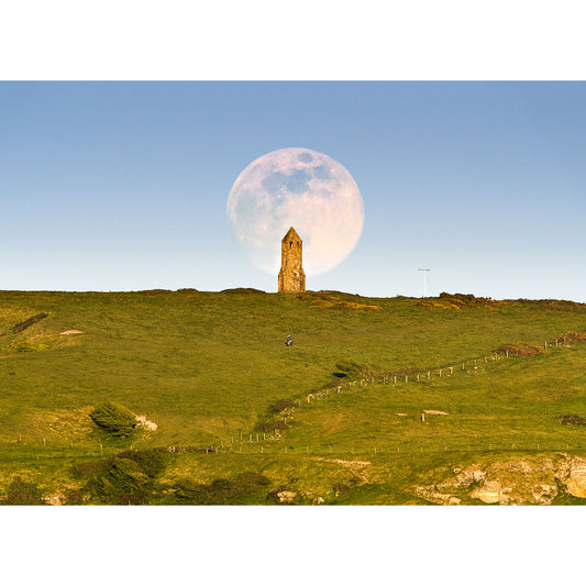 Moonrise at St. Catherine's Oratory - Available Light Photography