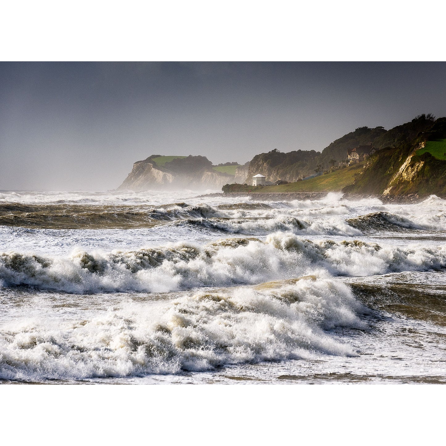 Storm Brian, Ventnor - Available Light Photography