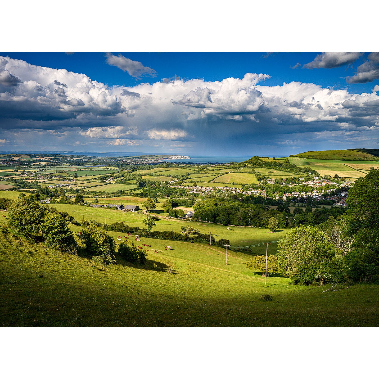 Overlooking Wroxall - Available Light Photography
