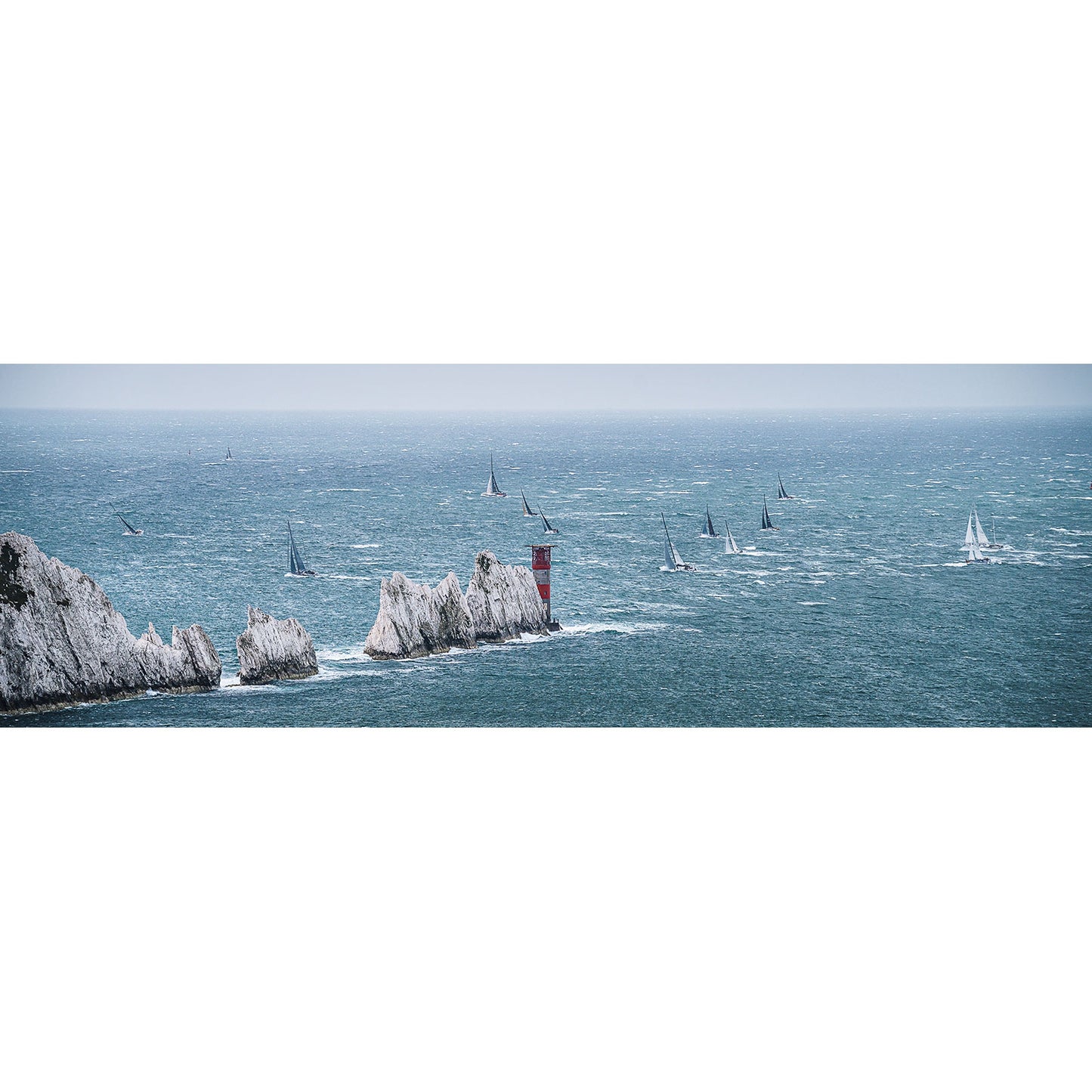 Fastnet Race at The Needles - Available Light Photography
