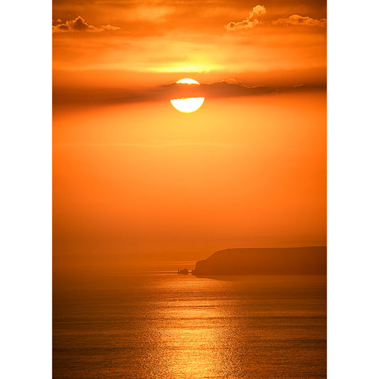 Sunset over The Needles - Available Light Photography